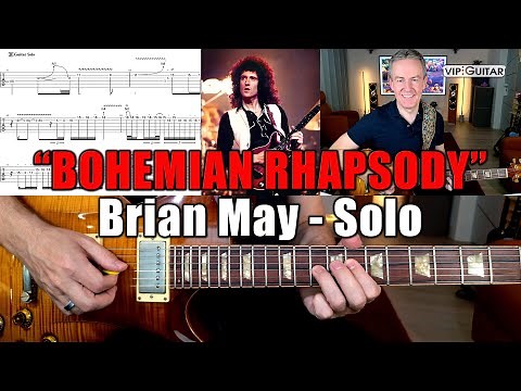 Bohemian Rhapsody Gitarrensolo – Brian Mays legendäres Solo Schritt für Schritt 🎸 Gitarren-Tutorial