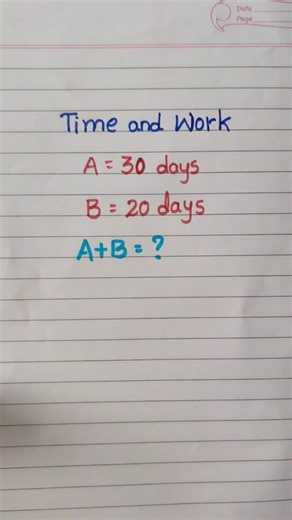 Time and Work Shortcut trick🔥Solve in seconds|Aptitude fast method|#Time and work#Mathstricks#yt