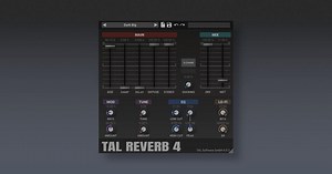 TAL Software releases TAL-Reverb-4 free algorithmic reverb plugin