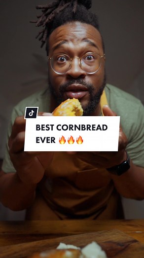 Justin Gaston's Bacon Cheddar Cornbread Recipe