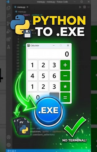 Convert Python to .EXE in 60 Seconds! 🐍➡️💼
