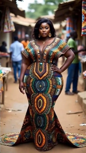 Elegant African Fashion That Celebrates Curves #shorts #africanfashiontv #asoebistyles