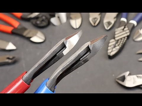 Angled Diagonals? Why so few? Knipex & Klein side cutter slang, end cutters, straight blades, etc.