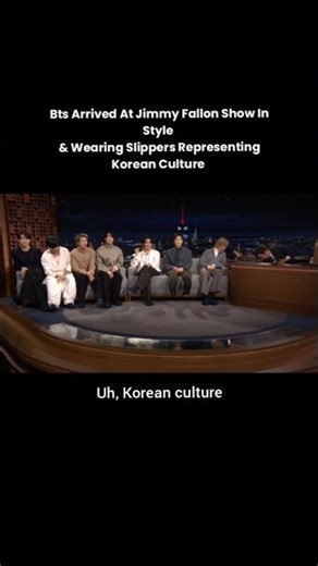 BTS Represent Korean Culture At Jimmy Fallon Show | Bts on Late Night Show with Jimmy Fallon