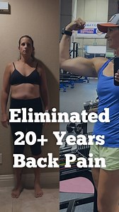 “For 20 years, I battled chronic unsolvable back pain. I was the strength coach who couldn’t lift. I was the mom who had to wear a back brace just to get through the day. I was the woman who’d end up on the floor, unable to move for days… more times than I can count. I tried everything but nothing worked. Chiropractors. PT. Anti-inflammatories. Muscle relaxers. Ice. Rest. I even considered surgery after watching my husband go through two of them. Then in 2022, I had my worst flare-up yet. That’s