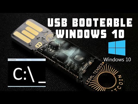 Crear Usb Boot Windows 7/10 sin programas