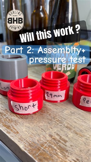 3D Printing Bottling Adapters for the Boel iTap | Part 2: Pressure Test