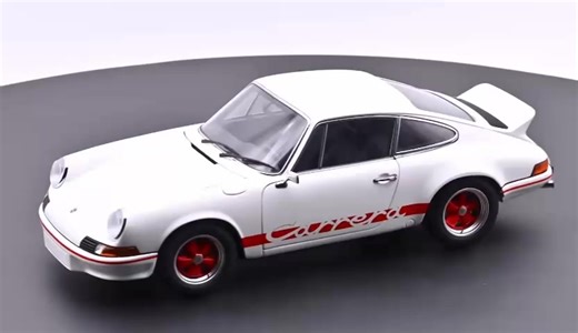 1:18 PORSCHE 911 CARRERA 2.7 RS (GRAND PRIX WHITE/RED STRIPES). Item No. 78030. | AUTOart models (Official)