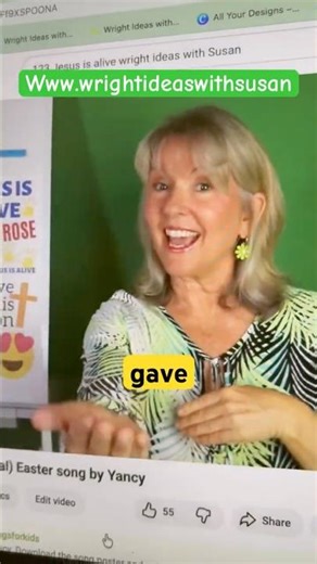 One, Two, Three, Jesus is Alive. Song by #yancy #eastersongs #biblesongsforkids #biblecraftsforkids