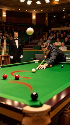 Snooker Trick Blue Donut Pot Exhibition shot
