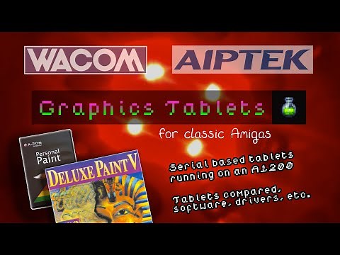 Serial Tablets on the Amiga - Wacom, Aiptek, Drivers etc