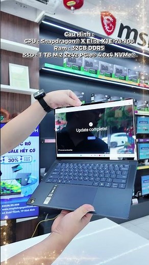 Lenovo Yoga Slim 7 14Q8X9 Laptop AI cao cấp – Siêu mỏng nhẹ, màn hình OLED 3K tuyệt đẹp