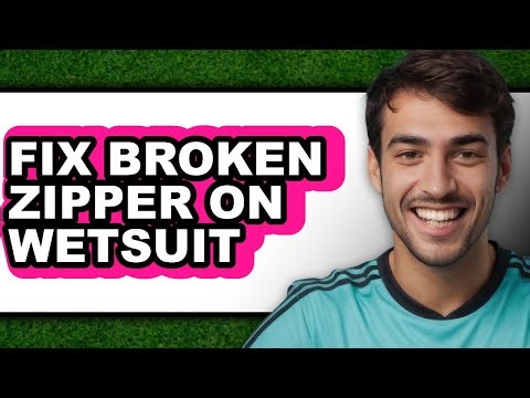 How to Fix a Broken Zipper on Your Wetsuit