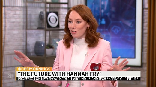 3.8K views · 40 reactions | Mathematician Hannah Fry says that every individual has "a hand in designing" the technology that will shape our future. She shares how her new show aims to demystify tech like AI that is transforming every aspect of our lives, including love. https://cbsn.ws/3lSvFHa | CBS Mornings | Facebook