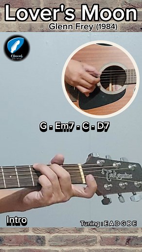 14K views · 37 reactions | Lover's Moon - Glenn Frey (1984) Intro G -Em7 - C - D7 | Ohwel Guitar Tutorial | Facebook