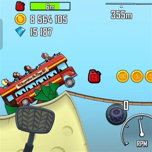 Hill Climb level-149 #gaming #viralshorts 👀🔥👑