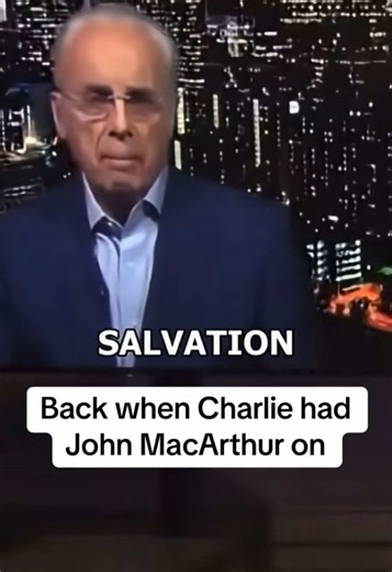 Back when Charlie had John MacArthur on his show. #Jesus #Bible #Faith #Calvinism