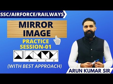 🛑LIVE || MIRROR IMAGE || PRACTICE SESSION- 01 || Arun Sir Reasoning || #FREE_REASONING_CLASSES