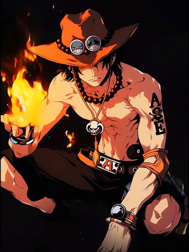 Live Wallpaper: Ace's Fiery Entrance at Dawn