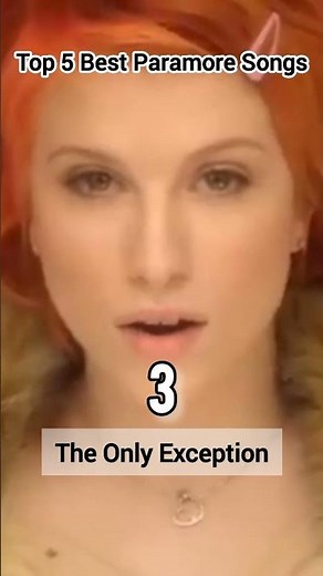 Top 5 Best Paramore Songs #paramore #top5 #bestsongs #bestmusic #shorts #topsongs #topmusic