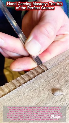 Hand Carving Mastery: The Art of the Perfect Groove