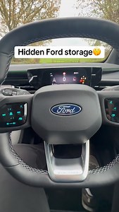 The Ford Explorer has a hidden storage compartment behind the infotainment screen. Open it, place your belongings inside, then it mechanically locks when the car is locked. No one is going to be able to touch your stuff! #ford #fordexplorer #hiddenstorage | cinch