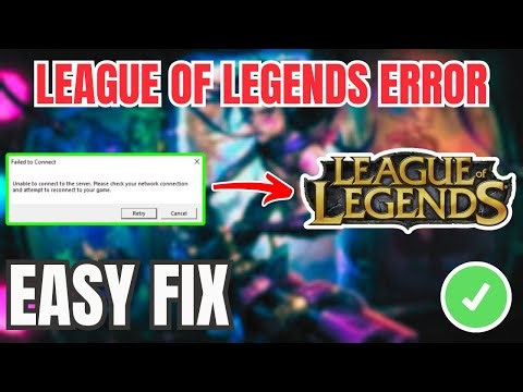 League of Legends How to Fix Unable to Connect to Server Error (TUTORIAL) 2026