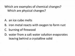 Physical and Chemical Changes - Chemistry Tutorial