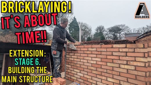 DIY Single Storey Extension – Stage 6: Constructing the Main Structure