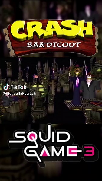 Canción del Juego del Calamar con Crash Bandicoot