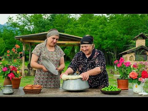 🏡A Slow Life Azerbaijani Story: Traditional Cooking in the Village🍲