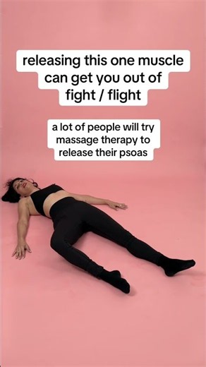 the transformative power of releasing your psoas muscle to get out of fight or flight