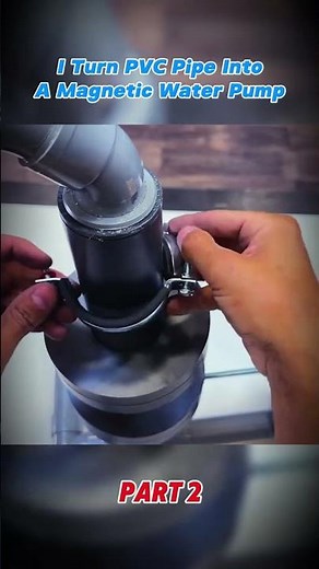 DIY Magnetic Water Pump from PVC Pipe – No Electricity Needed! (Part 2) #diygenerator
