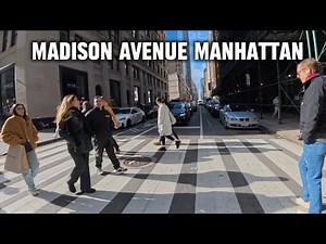 Madison Avenue, Manhattan - Iconic Luxury Street in New York City | 4KWalking Tour