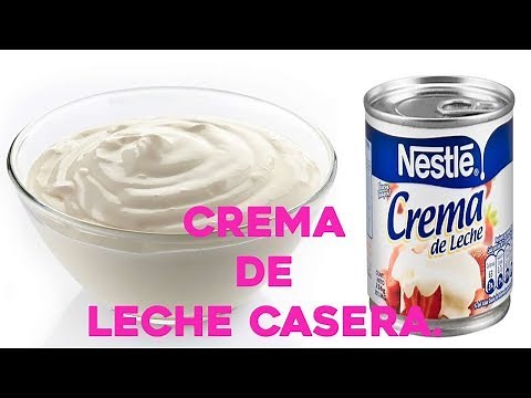 Milk Cream - Easy to Make - Few Ingredients - Claudio Us