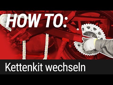 HOW TO: Changing the chain set on a motorcycle