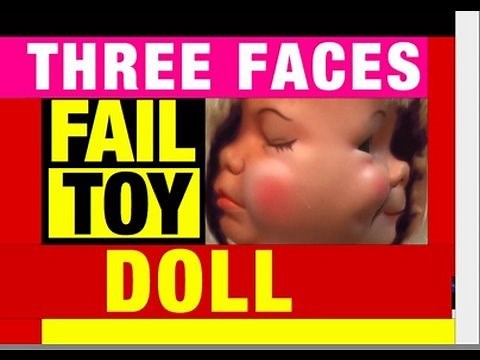 Fail Toys 3 Faces Baby Doll, Video Review Mike Mozart @JeepersMedia YouTube