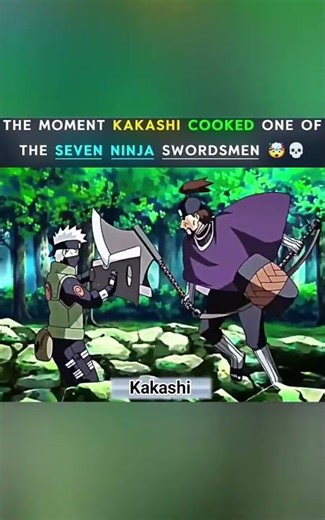 The Moment Kakashi Cooked One of the Seven Ninja Swordsmen 🤯💀 | Naruto Edit #naruto #shorts