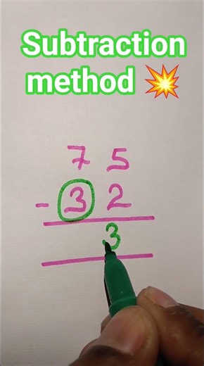#Math#learn super fast maths subtraction method 💥#trendingshorts #viralvideo
