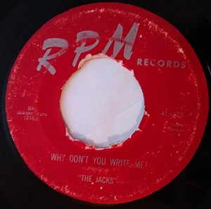 The Jacks - Why Don't You Write Me? / My Darling