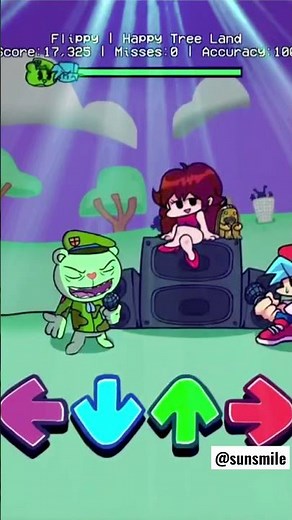 vs Flippy | Happy Tree Land - Music battle mod- mobi gameplay #fnf #shorts #flippy