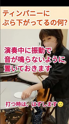 ティンパニにぶら下がってるの何？