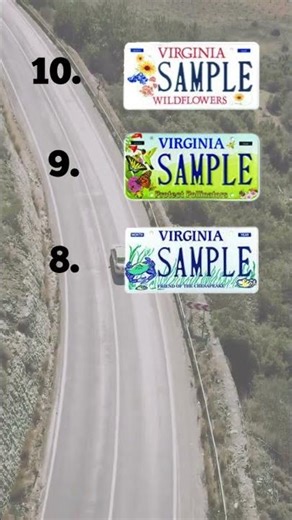 Virginia's Top 10 Specialty Plates of 2025