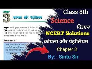 Class 8 science chapter 3 question answer in hindi | Coal and Petroleum class 8 question answer