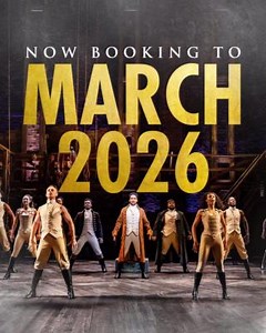 8.9K views · 64 reactions | Be in the room where it happens.  In addition to our #HamiltonUKTour, #HamiltonLDN continues to play at London’s Victoria Palace Theatre and is now booking to March 2026. Tickets  hamiltonmusical.com | Hamilton West End | Facebook