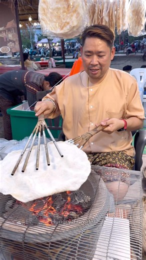 Amazing Grilled Thai Crackers - Thai Street Food