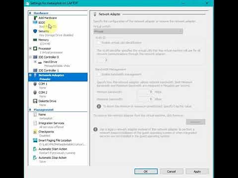 How to remove and add network adapter of a Virtual Machine running in Hyper-V?