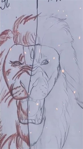 sri maha avatar Narashimma drawing in 1 hour first part please like and subscribe