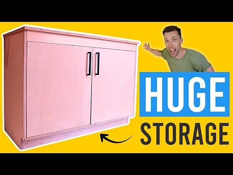 Build This Workshop Cabinet (Loads of Storage + Easy Design)