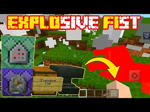 How to Gain Explosive Fist 👊 in Minecraft using Command Block